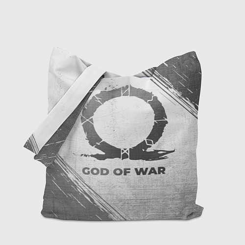 Сумка-шоппер God of War - white gradient / 3D-принт – фото 1