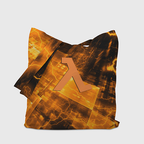 Сумка-шоппер Half life abstraction / 3D-принт – фото 1