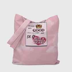 Сумка-шопер Taylor Swift broken heart, цвет: 3D-принт