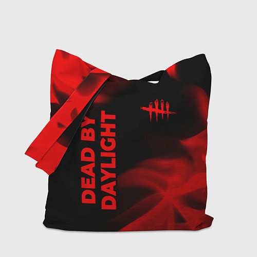 Сумка-шоппер Dead by Daylight - red gradient вертикально / 3D-принт – фото 1