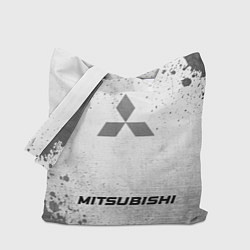 Сумка-шоппер Mitsubishi - white gradient по-центру