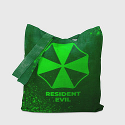 Сумка-шоппер Resident Evil - green gradient