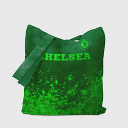 Сумка-шоппер Chelsea - green gradient посередине