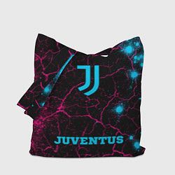 Сумка-шоппер Juventus - neon gradient по-центру