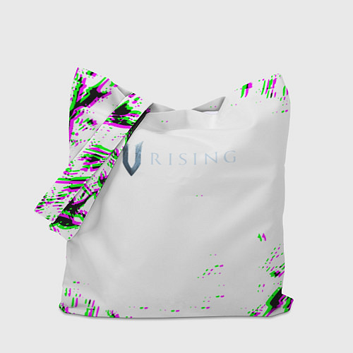 Сумка-шоппер Vrising глитч краски / 3D-принт – фото 1