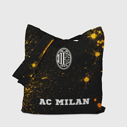 Сумка-шоппер AC Milan - gold gradient по-центру