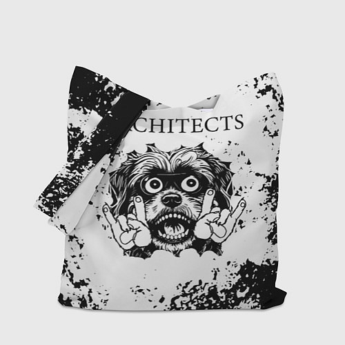 Сумка-шоппер Architects - рок пес / 3D-принт – фото 1