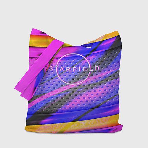 Сумка-шоппер Starfield geometry game / 3D-принт – фото 1