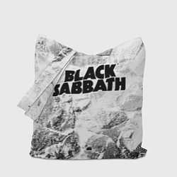 Сумка-шопер Black Sabbath white graphite, цвет: 3D-принт