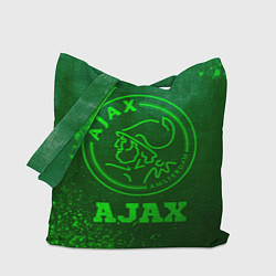 Сумка-шопер Ajax - green gradient, цвет: 3D-принт