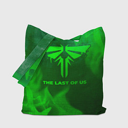 Сумка-шопер The Last Of Us - green gradient, цвет: 3D-принт