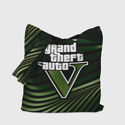 Сумка-шопер Grand Theft Auto V - logo, цвет: 3D-принт