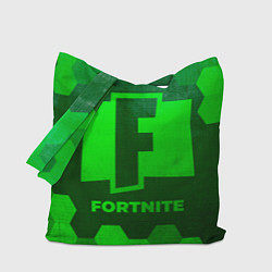 Сумка-шоппер Fortnite - green gradient