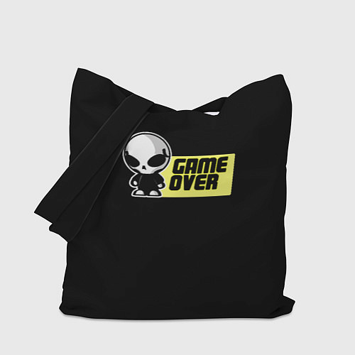 Сумка-шоппер Game over alien / 3D-принт – фото 1