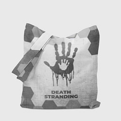 Сумка-шоппер Death Stranding - white gradient