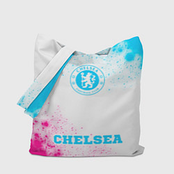 Сумка-шоппер Chelsea neon gradient style по-центру