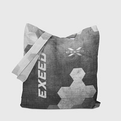 Сумка-шопер Exeed - grey gradient вертикально, цвет: 3D-принт