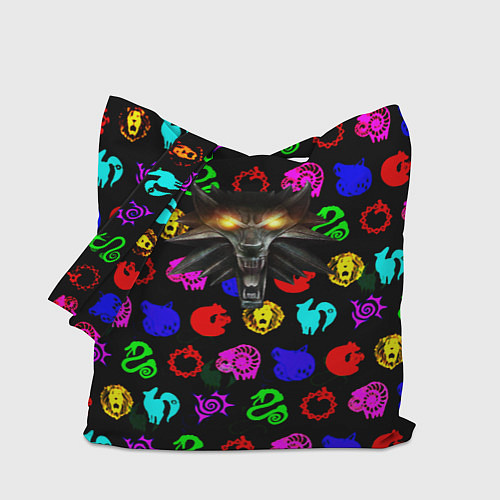 Сумка-шоппер Ведьмак x dota / 3D-принт – фото 1