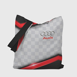 Сумка-шопер AUDI auto texture, цвет: 3D-принт