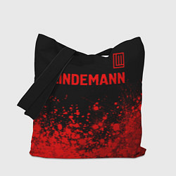Сумка-шопер Lindemann - red gradient посередине, цвет: 3D-принт