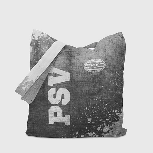 Сумка-шоппер PSV - grey gradient вертикально / 3D-принт – фото 1