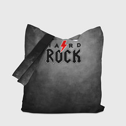 Сумка-шопер Hard rock on dark grey, цвет: 3D-принт