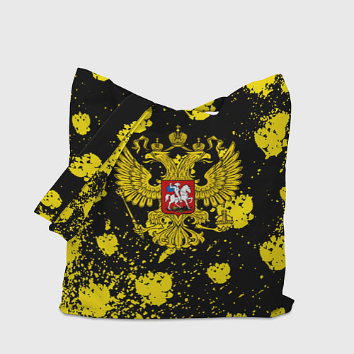 Сумка-шоппер Жёлтые краски герб / 3D-принт – фото 1