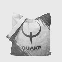 Сумка-шоппер Quake - white gradient