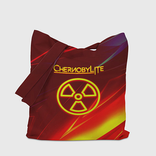 Сумка-шоппер Чернобыль лайт стрипсы / 3D-принт – фото 1