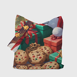 Сумка-шопер Рождественские подарки, цвет: 3D-принт