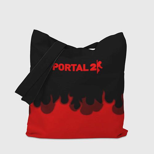 Сумка-шоппер Portal fire abstraction / 3D-принт – фото 1