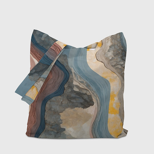 Сумка-шоппер Флюид арт / 3D-принт – фото 1