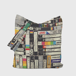 Сумка-шоппер Видеокассеты vhs