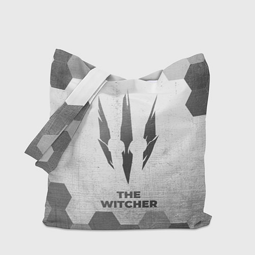 Сумка-шоппер The Witcher - white gradient / 3D-принт – фото 1