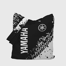 Сумка-шоппер Yamaha - следы от шин