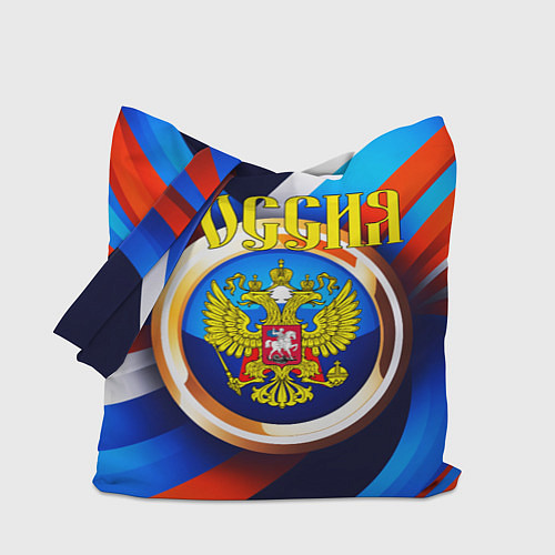 Сумка-шоппер Герб России в круге / 3D-принт – фото 1