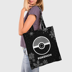 Сумка-шопер Снежный Pokemon, цвет: 3D-принт — фото 2