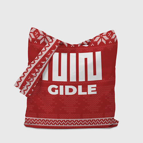 Сумка-шоппер Новогодний Gidle / 3D-принт – фото 1