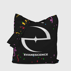 Сумка-шопер Evanescence конфети, цвет: 3D-принт