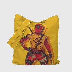 Сумка-шопер Deadpool - Wade Wilson, цвет: 3D-принт