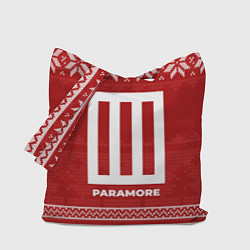 Сумка-шопер Новогодний Paramore, цвет: 3D-принт