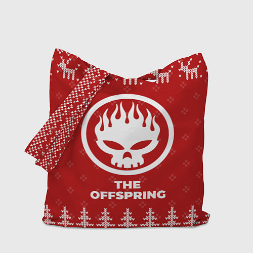 Сумка-шоппер Новогодний The Offspring с оленями / 3D-принт – фото 1