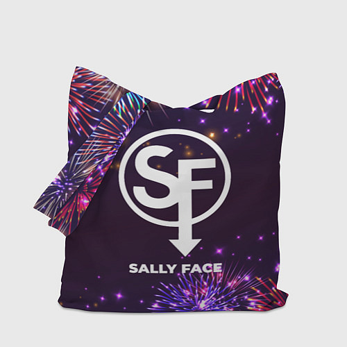 Сумка-шоппер Праздничный Sally Face / 3D-принт – фото 1