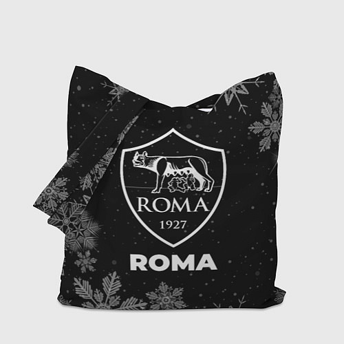 Сумка-шоппер Снежный Roma / 3D-принт – фото 1