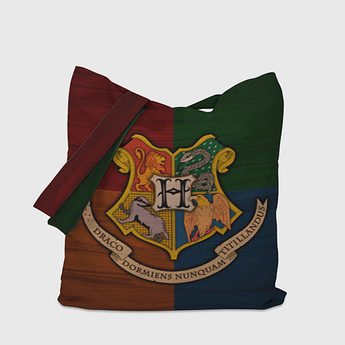 Сумка-шоппер Hogwarts emblem / 3D-принт – фото 1