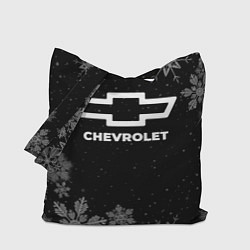 Сумка-шопер Снежный Chevrolet, цвет: 3D-принт