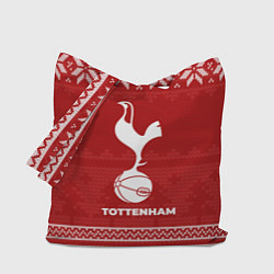 Сумка-шопер Новогодний Tottenham, цвет: 3D-принт