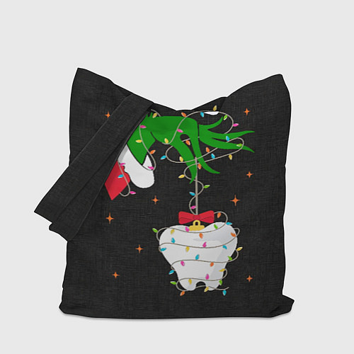 Сумка-шоппер Гринч похищает у зубной феи / 3D-принт – фото 1