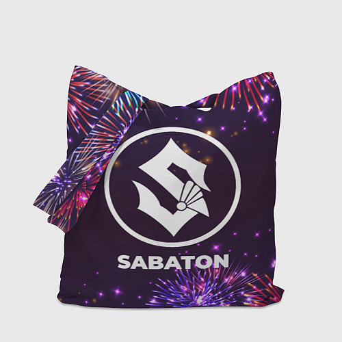 Сумка-шоппер Праздничный Sabaton / 3D-принт – фото 1