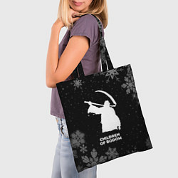 Сумка-шопер Снежный Children of Bodom, цвет: 3D-принт — фото 2